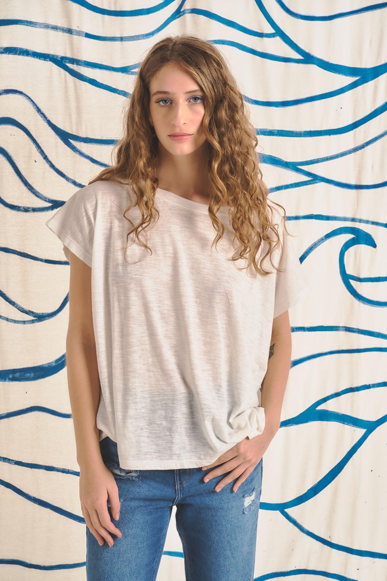 REMERA MANTARRAYA NATURAL